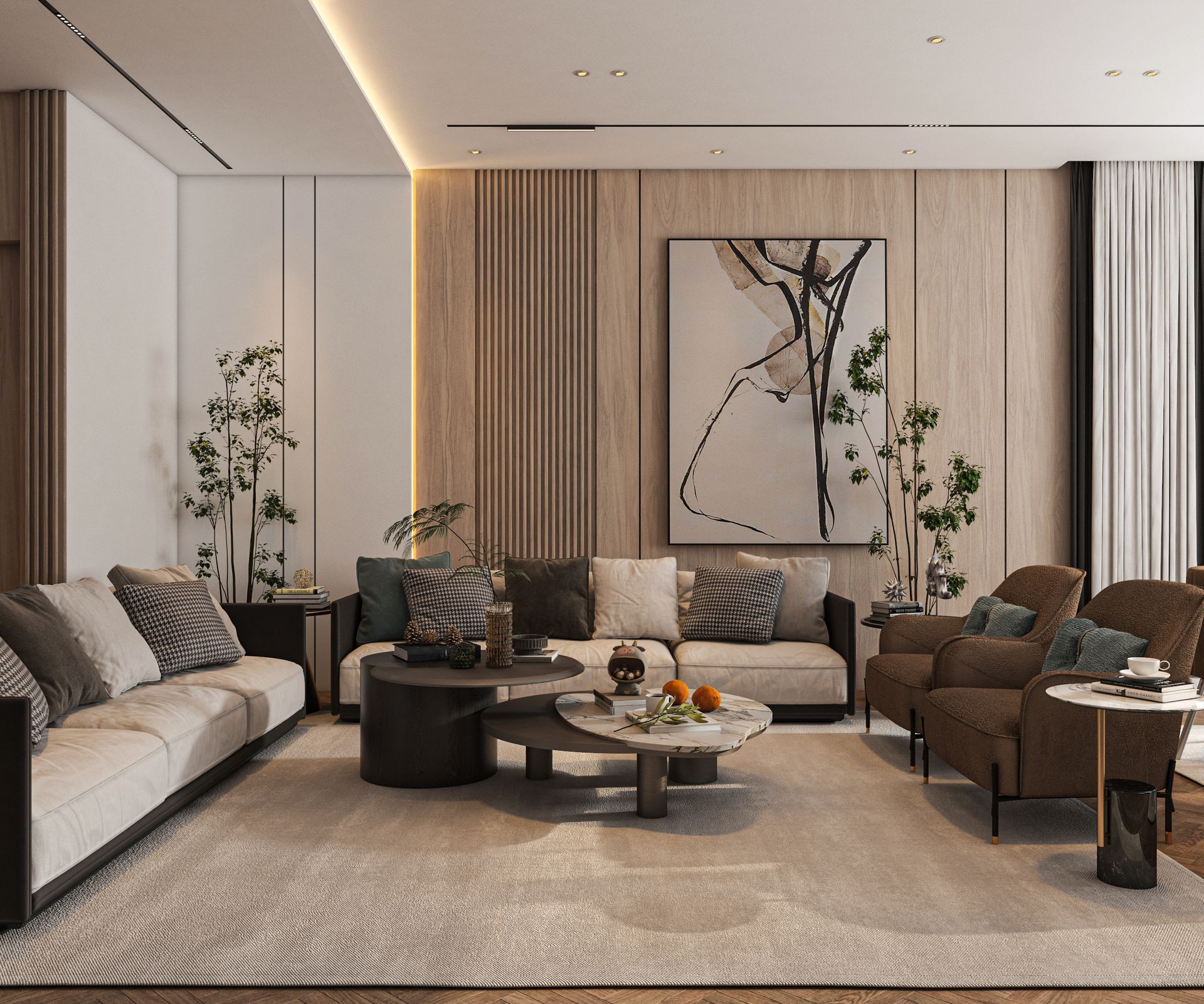 Bachhal Architecture refined interior living space